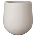 Emissary Opus 26 in. White Terrazzo Round Planter