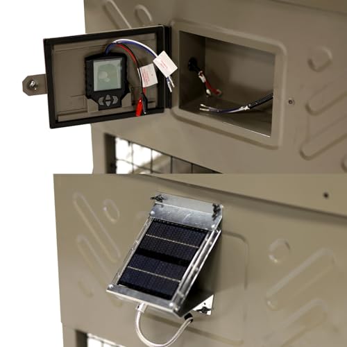 Boss Buck Stand & Fill Sled Feeder with Diverter Plate & Solar Panel, 600LB Multi