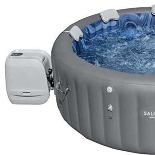 Bestway SaluSpa Santorini HydroJet 5 to 7 Inflatable Hot Tub Gray