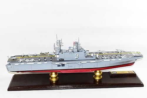 Squadron Nostalgia LLC USS Belleau Wood LHA 3 24-Inch Mahogany Scale Model Navy