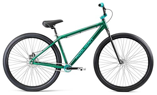 Mongoose Hooligan AL Adult BMX Bike 29x3-Inch Wheels Aluminum Frame Green
