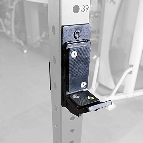 Body-Solid SPR500 Half Cage Power Rack with ProClub Adjustable Weight Bench Black