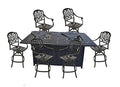 Generic Theworldofpatio Elizabeth 7 Piece Double Burner Bar Set