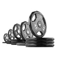 XMark Black Diamond 295 lb Set Olympic Weight Plates