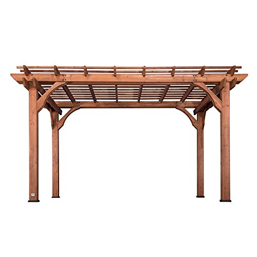 Backyard Discovery 14' x 10' Pergola Medium Brown