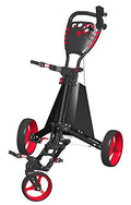 Spin It Golf Products, LLC Easy Drive Golf Push Cart Red