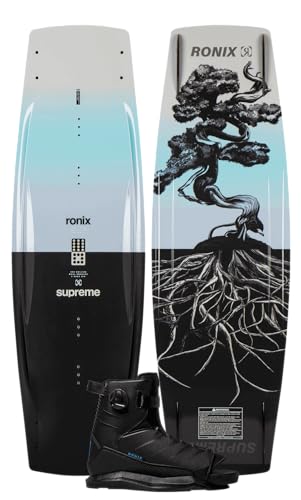 Ronix Wakeboard Package 145 - Supreme Board w/ Anthem BOA - Boots 10.5-14.5 Black