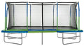 Upper Bounce Rectangle Trampoline with Enclosure Net Blue