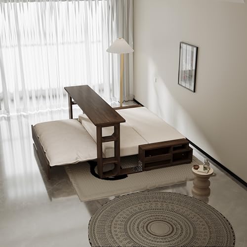 HomSof 3-in-1 Velvet Loveseat Sleeper Sofa Bed with Convertible Desk Beige