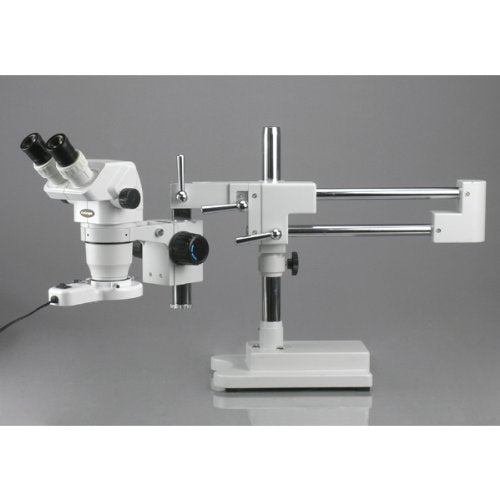AmScope ZM-4BW3 Professional Binocular Stereo Zoom Microscope with EW10x/EW25x Eyepieces, 2X-225X Magnification