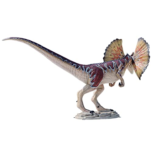 Design Toscano Jurassic-Sized Dilophosaurus Dinosaur Statue Full Color