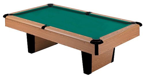 Mizerak Oakwood 8-Foot Slate Billiard Table with Drop Pockets