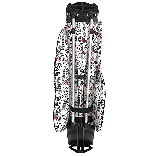 MU Sports 703W7155 Stand Bag White