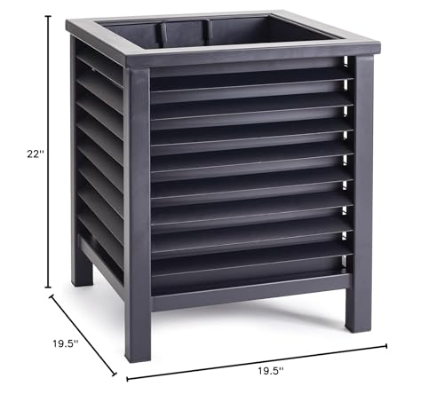 None Black Iron Planter Black