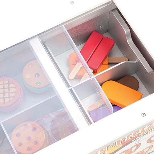 Melissa & Doug Snacks & Sweets Food Cart Pretend Play Toy Multicolor