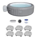 Bestway SaluSpa Grenada AirJet Inflatable Hot Tub Gray