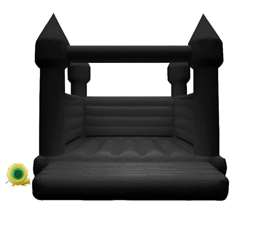 Nothers King 13FT Black Inflatable Wedding Bounce House with Air Blower