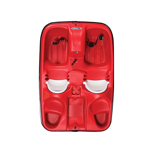 Pelican Adjustable 5 Seat Pedal Boat Monaco Red/White