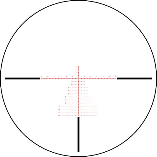 Trijicon CREDO 2-10X36 FFP MRAD Red Scope Black