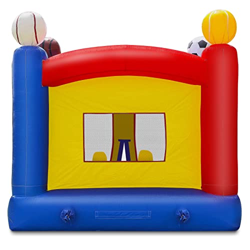 Cloud 9 Commercial Grade Sports Bounce House 100% PVC 17' x 13' Multicolor Inflatable