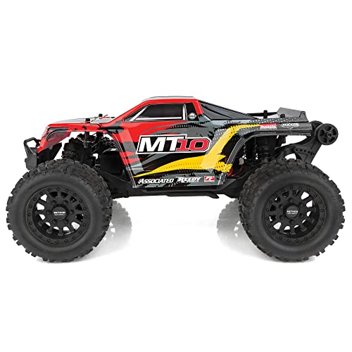 Team Associated Rival MT10 Brushless RTR V2 LiPo Combo Red