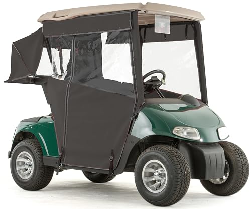 Golf Cart King Pro-Touring Enclosure for EZGO RXV with Bag Cover Black