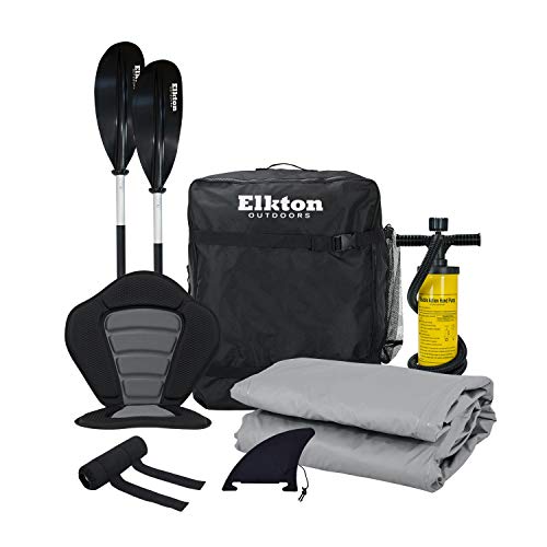 Elkton Outdoors Steelhead Inflatable Fishing Kayak Single