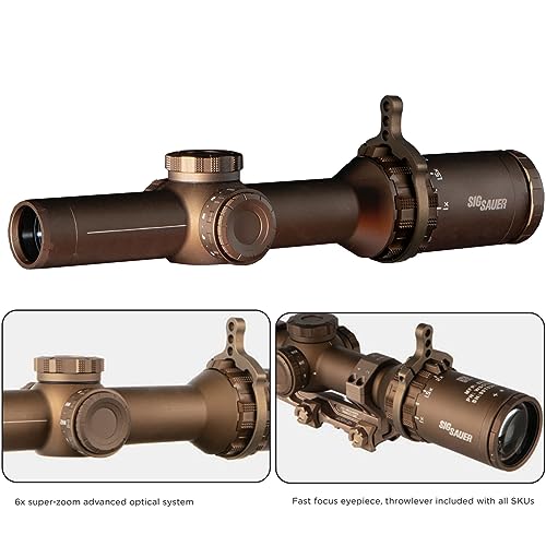 Sig Sauer TANGO6T 1-6x24mm Riflescope Flat Dark Earth
