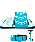 Driftsun Inflatable Floating Dock Platform with Slide 10x8ft