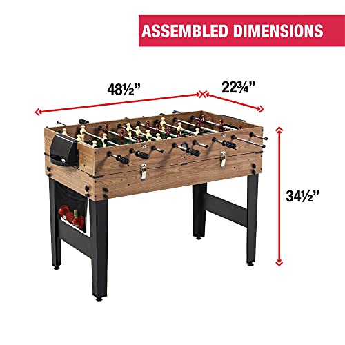 Generic 48" Indoor Combo Game Table 3 in 1 Brown