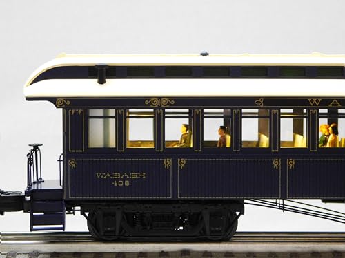 Lionel Wabash Wood Combine Coach 2 Pack O Gauge Natural Color