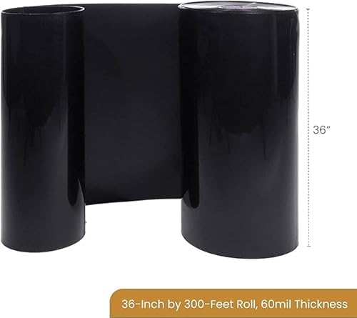 DeepRoot WB 36/60-300 Water/Bamboo Barrier Roll 36” x 300’ 60 Mil Black