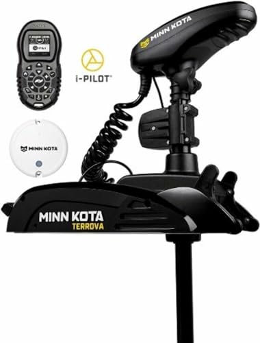 Minn Kota Terrova Freshwater Electric-Steer Bow-Mount Trolling Motor with Universal Sonar 2 & i-Pilot GPS, 80 lbs Thrust, 60" Shaft Black