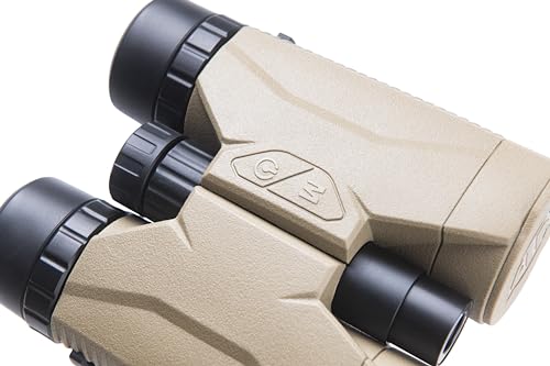 ATN 10x42 Laser Ballistics 3000m Binocular with Laser Rangefinder, Bluetooth, Ballistic Calculator, Mobile App Black