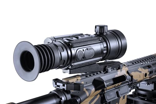 Predator Thermal Optics Mission 50-640 LRF Thermal Riflescope Black