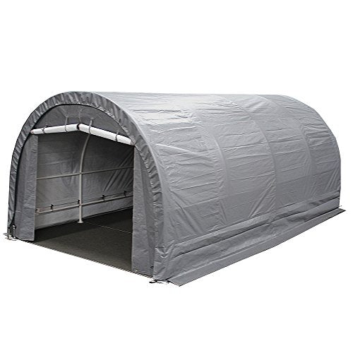 King Canopy Dome Garage 10' W x 20' D Silver