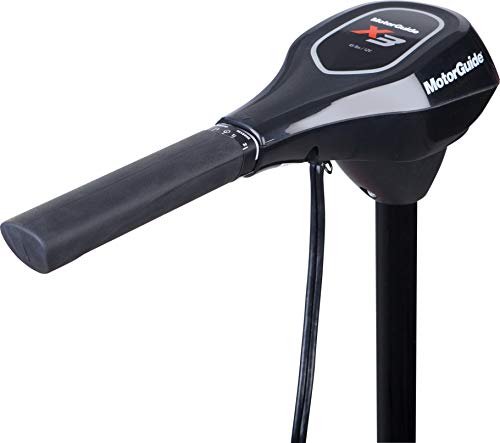 MotorGuide X3 Freshwater Bow Mount Trolling Motor Hand-Operated 50-Inch Shaft 55-Pound Thrust Black