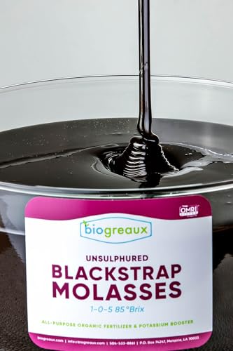 Biogreaux Organic Blackstrap Molasses Fertilizer & Potassium Booster 55 Gallon