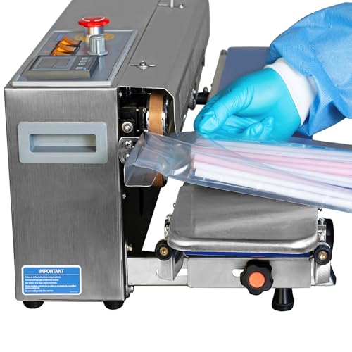 JORESTECH Left-to-Right Continuous Band Sealer CBS-730 with Digital Temperature Control Steel