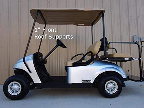DOORWORKS GOLF CART ENCLOSURES Jet Black Golf Cart Cover - Sunbrella Canvas