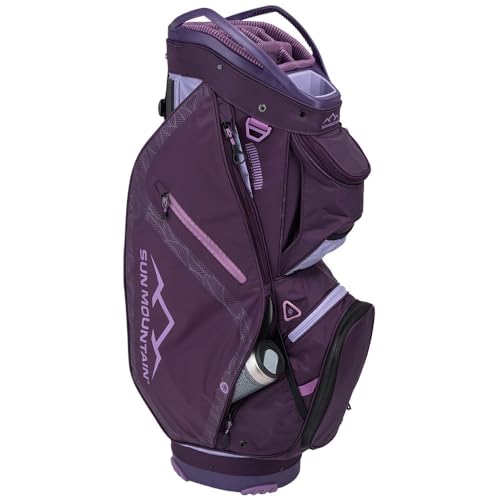 Sun Mountain 2024 Women's Stellar Golf Cart Bag Lilac/Plum/Violet