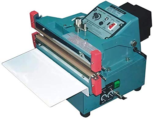 American International Electric Heavy Duty Impulse Heat Sealer 12" Aqua Blue