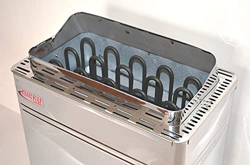 TURKU Stainless Steel 4.5KW Sauna Stove with External Digital Controller