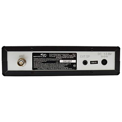 Whistler TRX-2 Desktop Digital Scanner Black