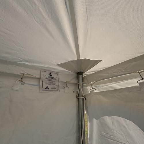 DELTA 40'x20' PVC Fire Retardant Heavy Duty Party Tent White