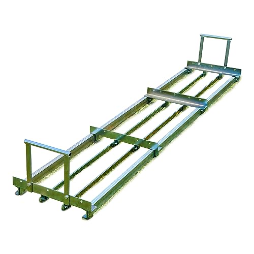 Underhill 72 Inch Lawn Spreader Metal Stainless Steel Steel