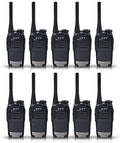 HYT 10pcs TC-320 UHF 450-470MHz Portable Two Way Radio Walkie Talkie Transceiver Black
