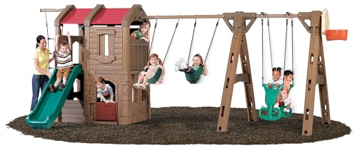Step2 Naturally Playful Adventure Lodge Play Center Multicolor