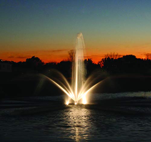 Kasco Marine LED Waterglow Fountain Light Kit Stainless Steel 3 Lights
