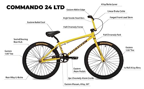 Eastern Bikes Commando 24" Ltd Cruiser Bike Pink